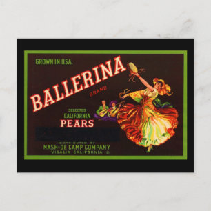 Ballerina Briefkaart