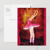 Ballerina Briefkaart (Voorkant / Achterkant)