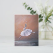 Ballerina Briefkaart (Staand voorkant)