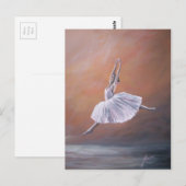 Ballerina Briefkaart (Voorkant / Achterkant)