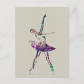 Ballerina Briefkaart (Voorkant)
