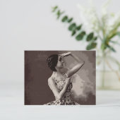  ballerina briefkaart (Staand voorkant)