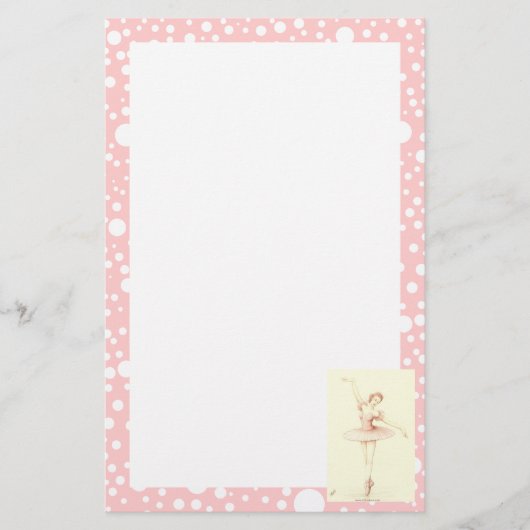 Ballerina Briefpapier (Voorkant)