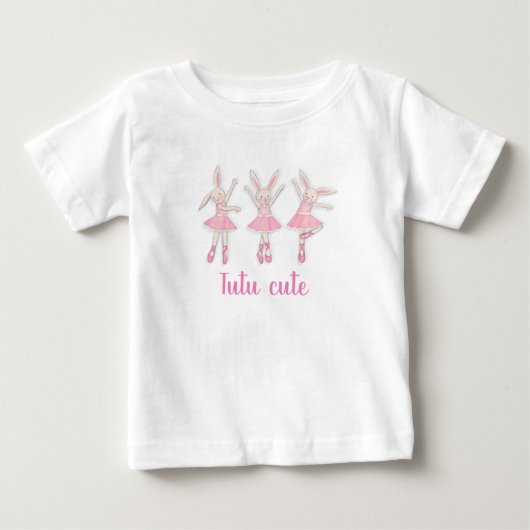 Ballerina bunnies tutu T - Shirt (Voorkant)