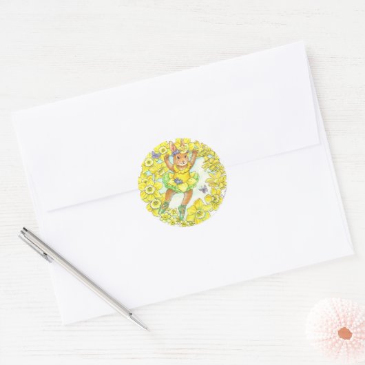 Ballerina Bunny Stickers (Envelop)