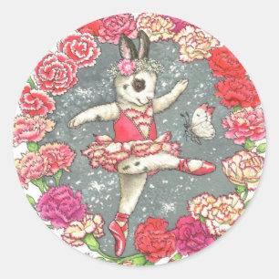 Ballerina Bunny Stickers Anjer