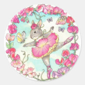 Ballerina Bunny Stickers Sweet Pea (Voorkant)