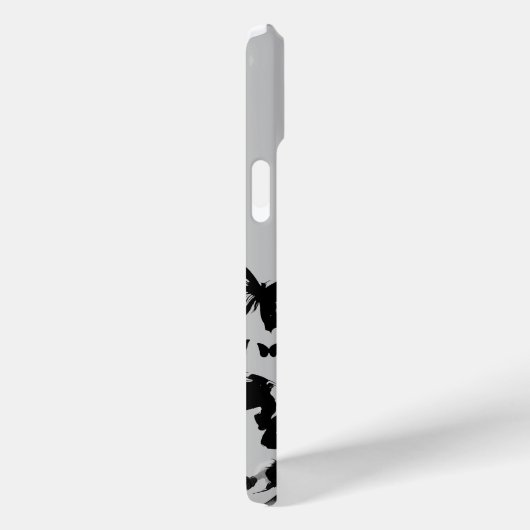 Ballerina & Butterflies Silhouette Zwart/Grijs Naa Case-Mate iPhone Case (Achterkant / Rechts)