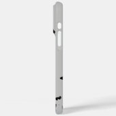 Ballerina Butterflies Zwart Silhouet Moderne naam Case-Mate iPhone Case (Achterkant / Links)