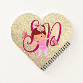 Ballerina Butterfly vrienden Tutu Ballet Girl Notitieboek (Achterkant)