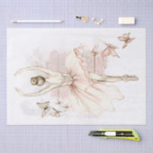 Ballerina Butterfly Waterverf Ontkoppeling Tissuepapier (Craft)
