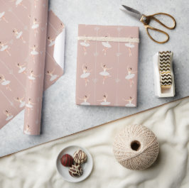 Ballerina Cadeaupapier voor Kerstmis/Verjaardag