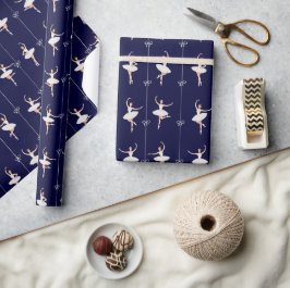 Ballerina Cadeaupapier voor Kerstmis/Verjaardag