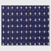 Ballerina Cadeaupapier voor Kerstmis/Verjaardag (Vlak)