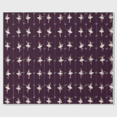 Ballerina Cadeaupapier voor Kerstmis/Verjaardag (Vlak)