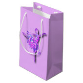Ballerina cadeautas tas Ballet danser (Achterkant Gekanteld)