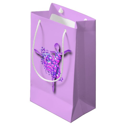 Ballerina cadeautas tas Ballet danser (Voorkant Gekanteld)