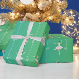 Ballerina Cadeauverpakking Papier Meisje voor Kers