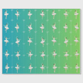 Ballerina Cadeauverpakking Papier Meisje voor Kers (Vlak)