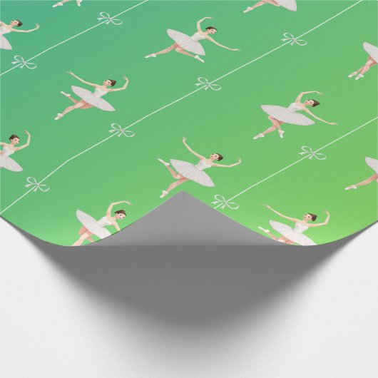 Ballerina Cadeauverpakking Papier Meisje voor Kers (Hoek)