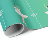 Ballerina Cadeauverpakking Papier Meisje voor Kers (Rol Hoek)