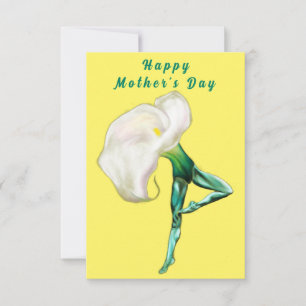 Ballerina Calla Lily Ballet Dance Moederdag Kaart