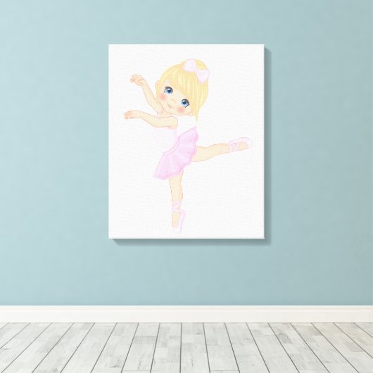 Ballerina Canvas Afdruk (Insitu (Houten vloer))