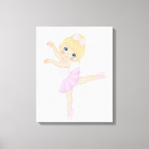 Ballerina Canvas Afdruk