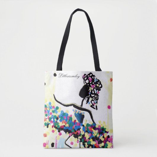 Ballerina Canvas tas (Voorkant)