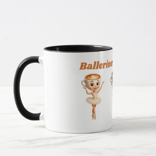 Ballerina Cappuccina Coffee Mok (Links)