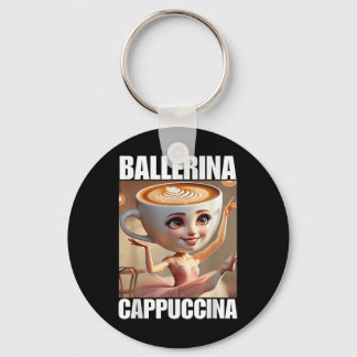 Ballerina Cappuccina - Italiaanse Hersenrot Meme Sleutelhanger