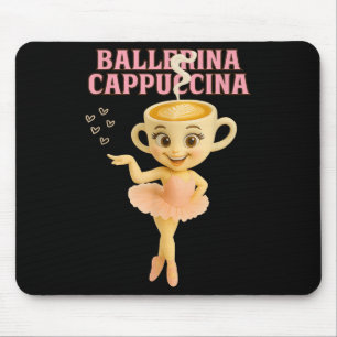 Ballerina Cappuccina Italian Brainrot Meme Kinder Muismat