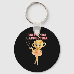 Ballerina Cappuccina Italian Brainrot Meme Kinder  Sleutelhanger