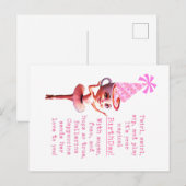 Ballerina Cappuccina Verjaardag Kaart – Schattigee (Voorkant / Achterkant)