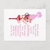 Ballerina Cappuccina Verjaardag Kaart – Schattigee (Voorkant)