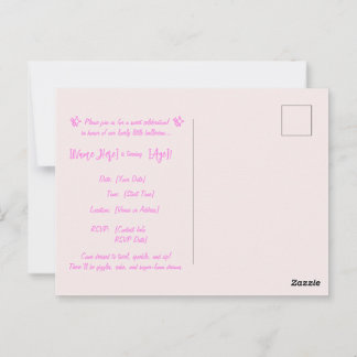 Ballerina Cappuccina verjaardagsuitnodiging – Aang Briefkaart