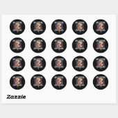 Ballerina Cappuccino Ronde Sticker (Vel)