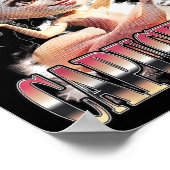 Ballerina Capuchina Grappig Italiaans Brainrot Mem Poster (Hoek)