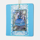 Ballerina Cat Keramisch Ornament (Links)