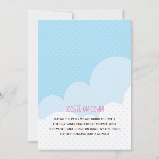 Ballerina Caticorn Cat Unicorn Kaart (Achterkant)