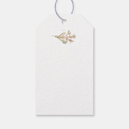 Ballerina Christmas Gift Label Cadeaulabel (Achterkant)