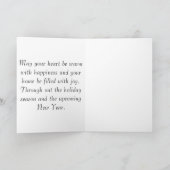 Ballerina Christmas Kaart (Binnen)