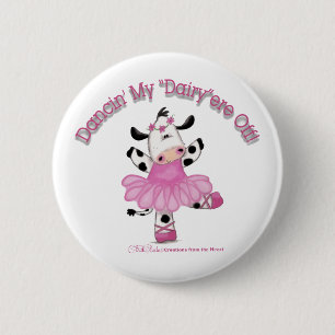 Ballerina Cow Ronde Button 5,7 Cm