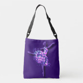 Ballerina Crossbody Bag Balletdanseres Vrouw Crossbody Tas (Achterkant)