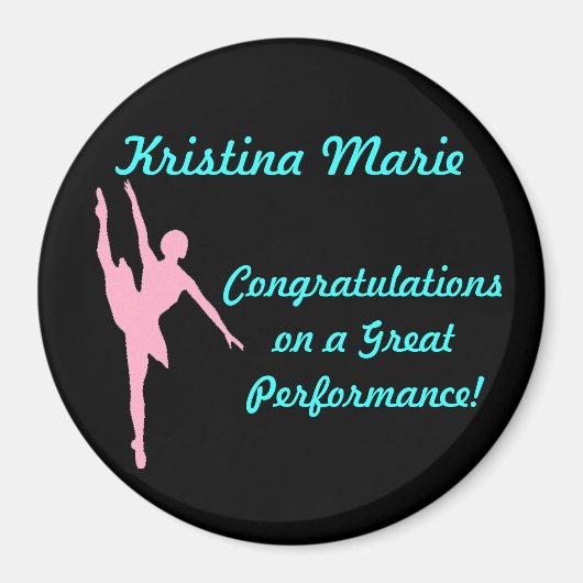 Ballerina Custom Magnet (Voorkant)