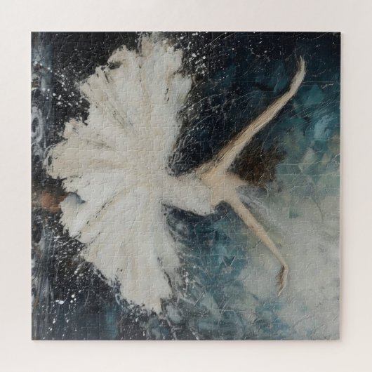 Ballerina Dance Abstracte kunst Legpuzzel (Horizontaal)