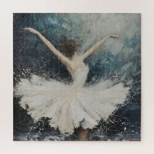 Ballerina Dance Abstracte kunst Legpuzzel (Verticaal)