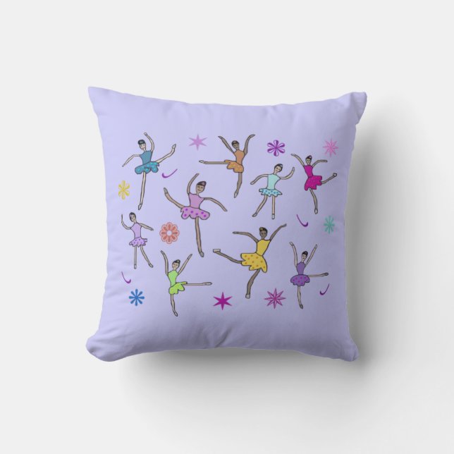 Ballerina Dance American Mojo Pillow Kussen (Voorkant)