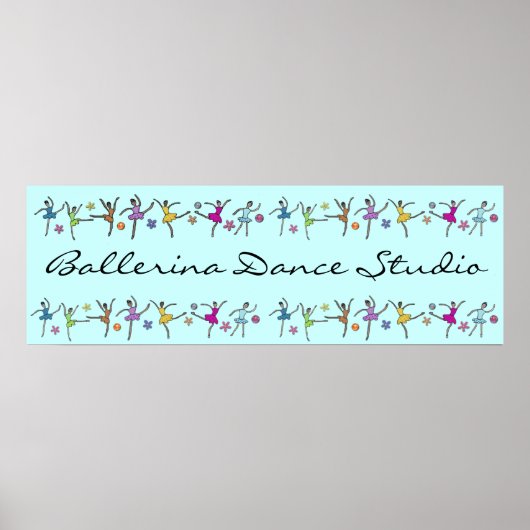 Ballerina Dance Banner Poster (Voorkant)