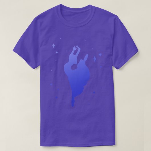 Ballerina Dance Dancer Silhouette T-shirt (Design voorkant)